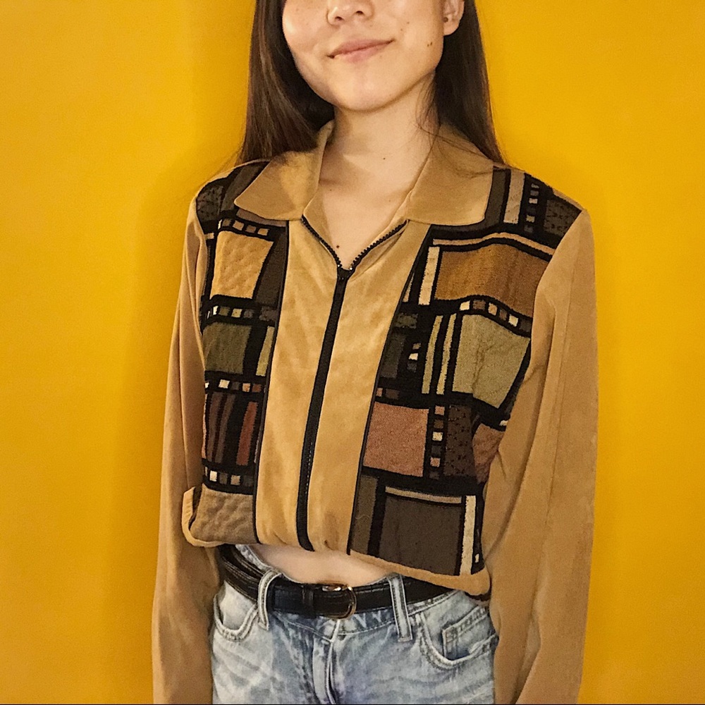 Lilly of California | Patchwork Jacket | Size M